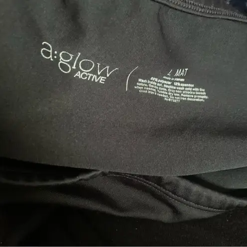 a:glow Maternity Core Full Panel Maternity Black Leggings L Size undefined