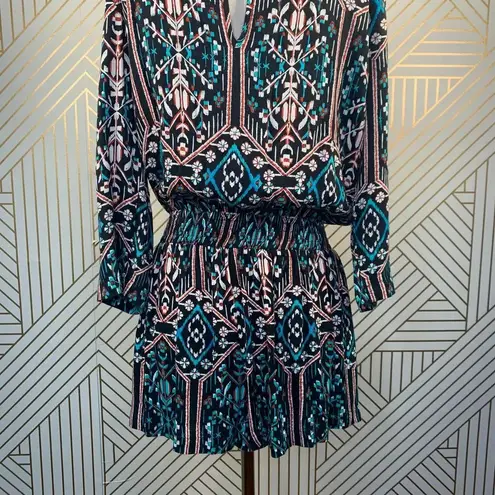 Ella Moss  Flora Vista Romper Black Ikat Floral‎