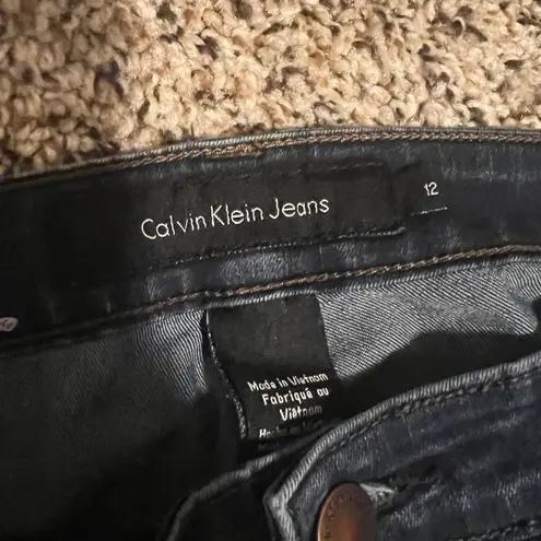 Calvin Klein  Classic Bootcut‎ Dark Wash Denim Jeans Size 12