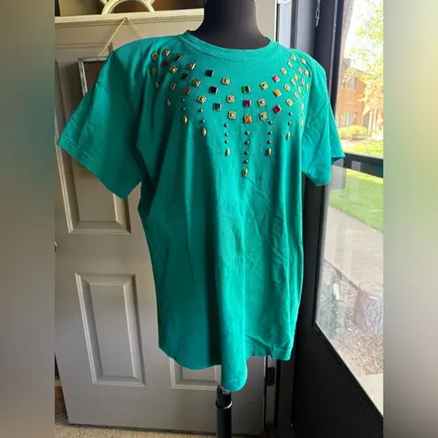 Vintage 80/90s Sweet Blondie bejeweled tunic t