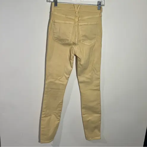 Veronica Beard New Maera High Rise Skinny Jeans In Mustard Size 24/00 Button Fly