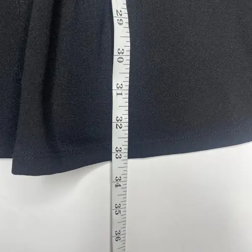 Xtraordinary Black Lace Cutout Exposed Zip Mini Skater Dress Size 5 Goth Glam