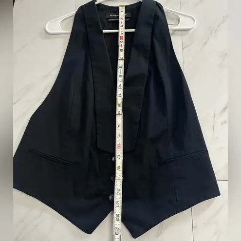 Club Monaco Black Tuxedo style 3 button halter vest size large