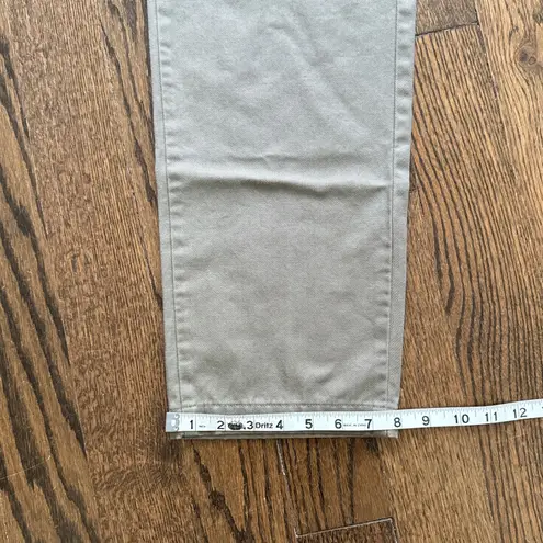 Dockers Flat Front Khakis Women's Size 10 Long Y2K Retro 100% Cotton Pants