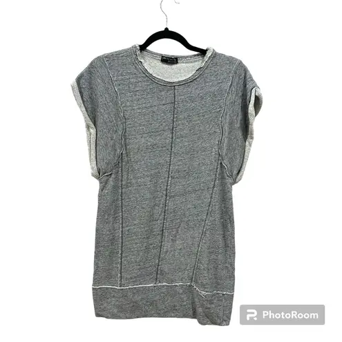 ZARA gray short sleeve sweatshirt  Size Small  5618/256