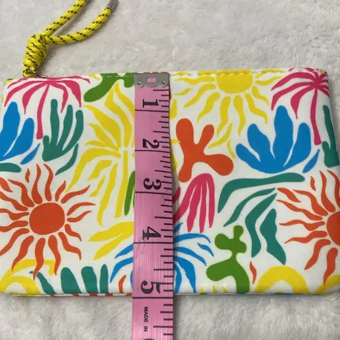 Ipsy Multicolor Makeup glam Bag April 2025 design White