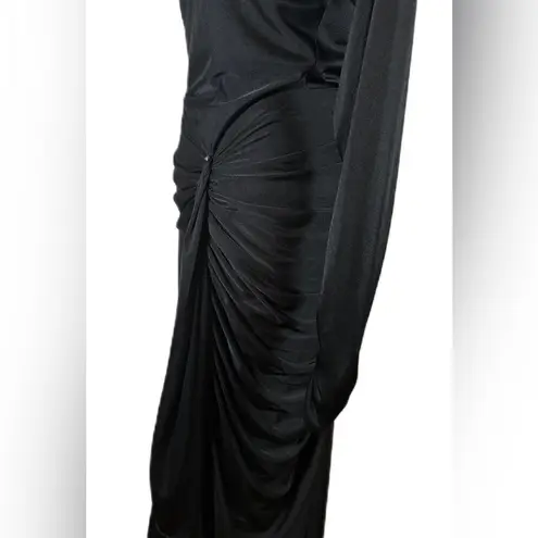 Night Moves New York Vintage Black Evening Cocktail Rhinestones Dress Size 7/8