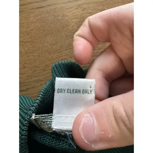 Austin Reed Silk Turtleneck Sweater Women Size Medium Green Long Sleeve City