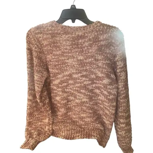 Nine West  Rose Color Long Sleeve knit Sweater. Size Large