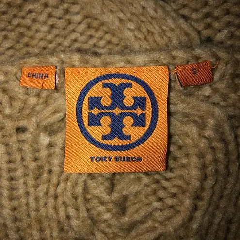 Tory Burch  sleeveless wool cable knit sweater