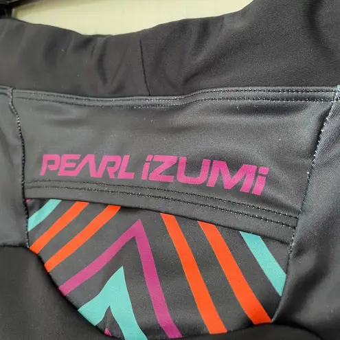 Pearl Izumi  Cycling Shorts Padded Seat Black Colorful Stripe ~ Women’s Size M