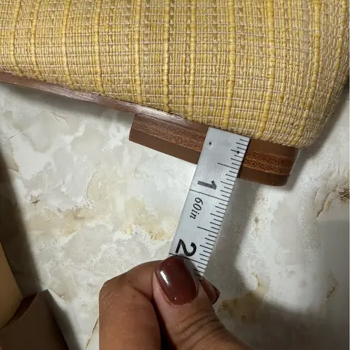 Ann Taylor NWOT‎  Chain Bit Straw Loafers In Natural Size 11M - Image 11