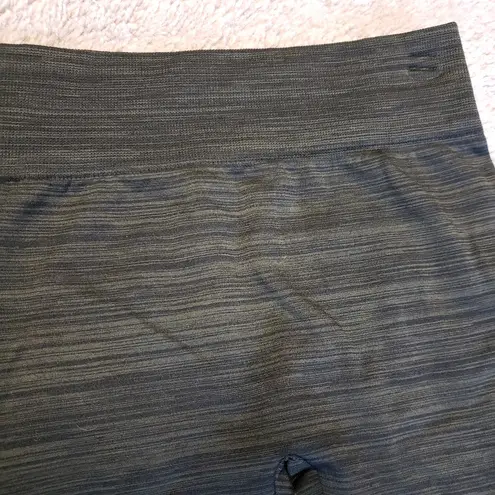 Falls Creek Womens S/M Space Dyed Leggings Grn/Blk