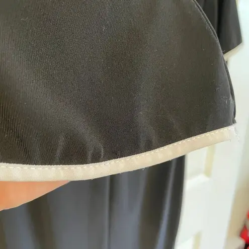 Nik And Nash Womens Dress Sz L Black Long Bell Sleeves Midi Boat Neck