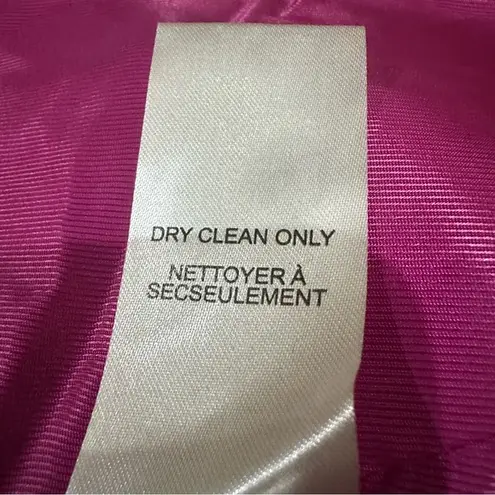 House of Harlow 1960 Satin Blazer Pink One Button Women's Small Holiduy