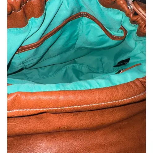 NWT! Catchfly Studio Aztec Crossbody Bag Concealed Carry Western Purse Brown