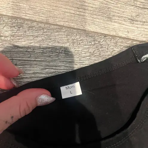 Women’s Large Holiday Festive Christmas Crew Grinch Pajamas Set Black and Green