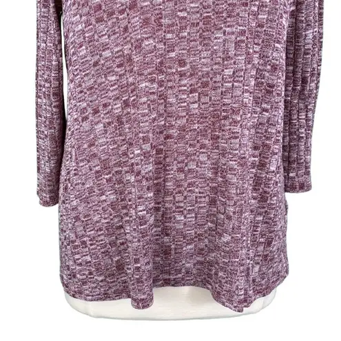 Everleigh Classic Burgundy Long Sleeve Cowl Neck Knit Sweater