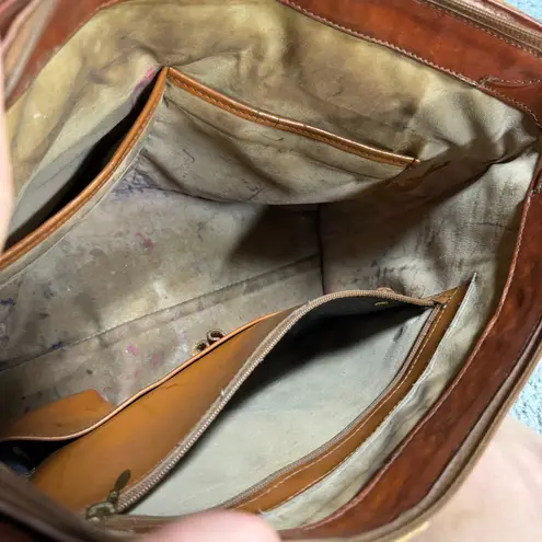 Brahmin Vintage Black Leather and Toasted Almond Women's Handbag Set