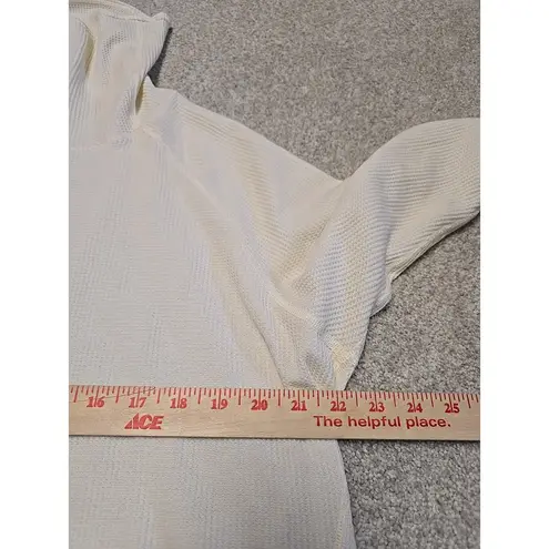 Kuhl Petra Thermal Waffle Turtleneck Shirt Women's XL Cream Sea Salt NWT