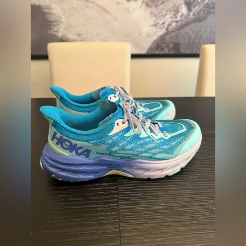 Hoka W Speedgoat 5 Cloudless Cosmos Blue Purple Running Shoes Women’s Size 7.5 - Image 7