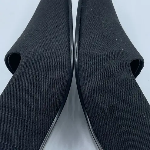 Diane's Essentials Rhinestone Heel Pump Shoes Black Block Heel Size 5.5M