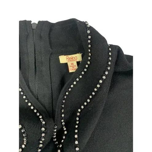 Reba Women's Midnight Sparkle Casual Blouse