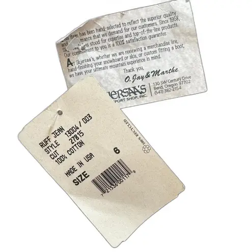 Ruff Hewn  | 100% Cotton Black Jeans Vintage High Rise Size 6 New with Tag