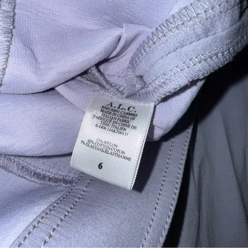 ALC Frank 2 / $30 💜 A.L.C Light Purple Lilac Grey Button Up Black Denim Jacket