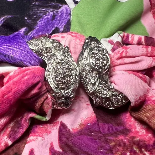 Roberto Cavalli • FLORAL W. SNAKE MIDI DRESS • GUC