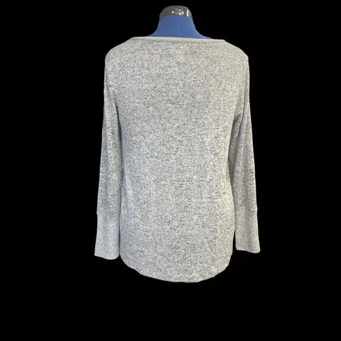 Bump In The Night Women’s Heather Maternity Pajama Top Gray Size Medium