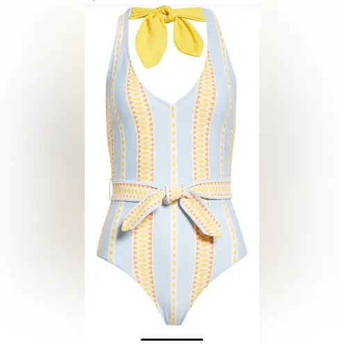 Lemlem jemari tight waist One Piece Swimsuit, Medium, $250