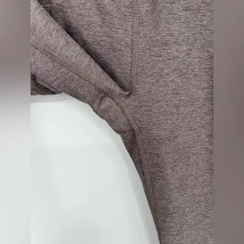 Beyond Yoga Spacedye Out of Pocket High Waisted Midi Leggings Stretch Taupe XXS