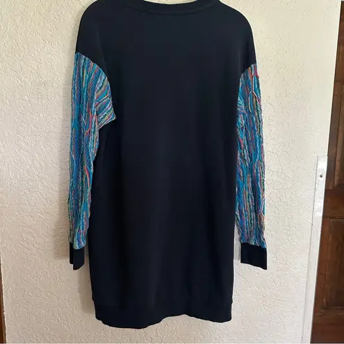 COOGI PUMA Sweatshirt Long Sleeve Shirt Black Dress - Women's Size XS Multicolor
