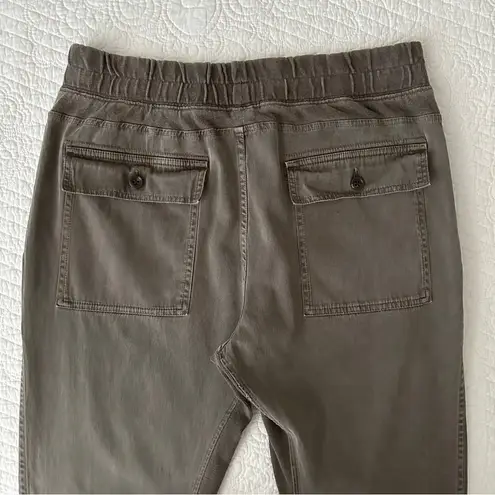 James Perse Standard Women’s Mixed Media Pant Jogger Olive Green Large