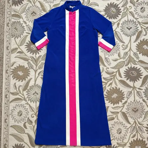 Vanity Fair Vintage Robe Velour Housecoat Nightgown Loungewear L Large 12