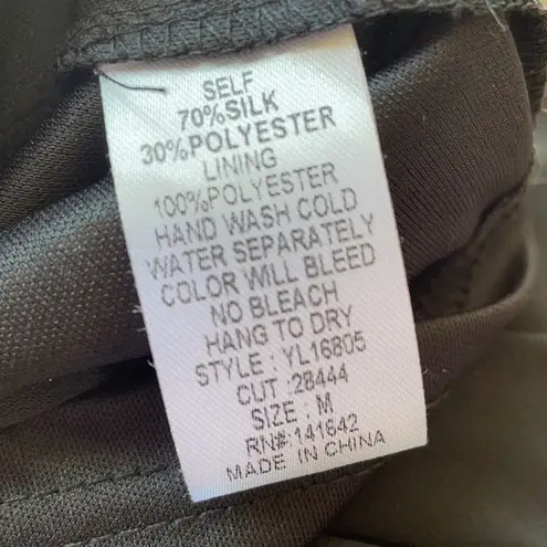 YA Los Angeles metallic trim maxi dress