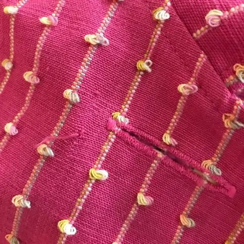 Orvis Vintage Pink Cotton Canvas Classic Lagenlook Coastal jacket oversized S