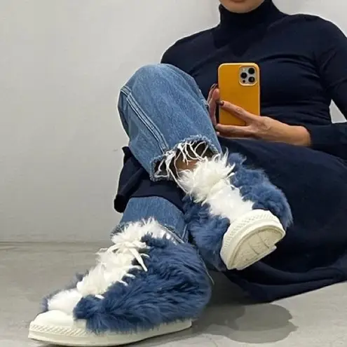 Converse  x Ambush Chuck‎ 70 Fuzzy High Navy White thumbnail 2