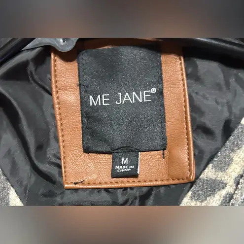 Me Jane faux Brown Leather Jacket. Womens medium