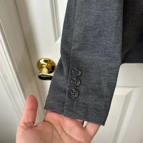 Mercer + Mettle Women’s Grey Relaxed Knit Blazer Size XL Gray