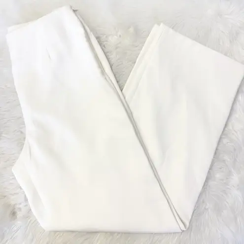 Bernard Zins Paris Rossini White Wide Leg Pants Women’s Size 6 Made in France