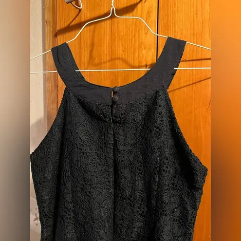 love on a hanger  Black Lace Overlay Dress Size 11