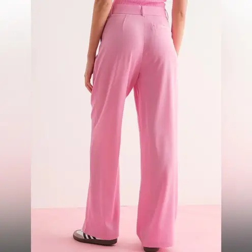 PaperMoon Diana Wide Leg Trouser Pink Size Medium NWT