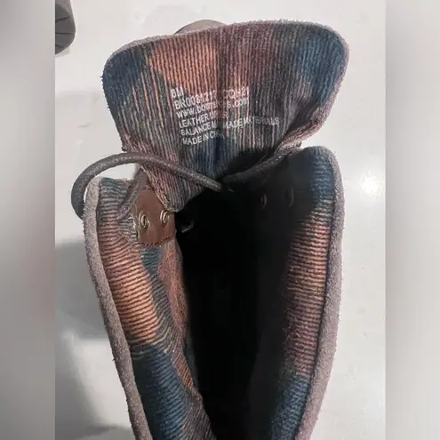 Born Codi Leather Lace Up Biker Moto Combat Boots New Women's size 6M New Brown