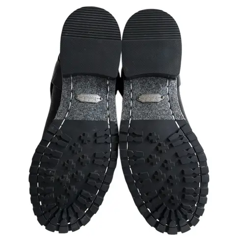 Woolrich EUC Baltimore Leather Buffalo Plaid Wool Moto Boots Size 6 1/2