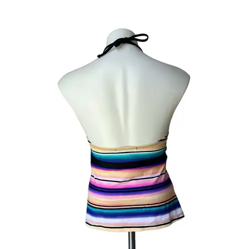 Pink Envelope NWOT,  Multi Color Tankini Top, Sz M