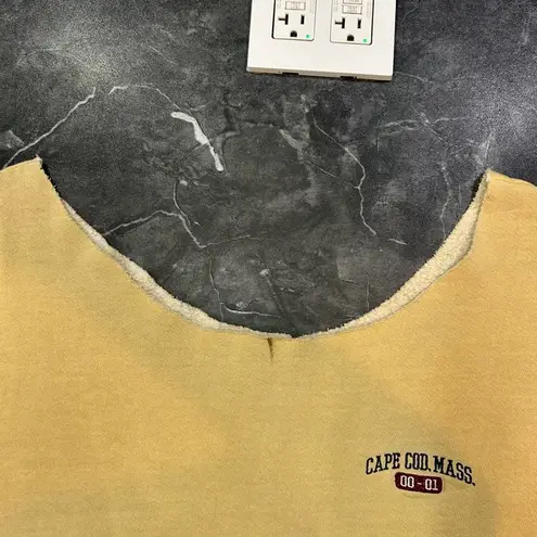 No Brand L/XL Yellow Cape Cod Crewneck Pullover Size L
