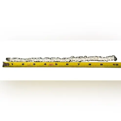 Vtg Hawaiian Beach Sea Shell Puka Chip Surfer Skater Anklet Bracelet White