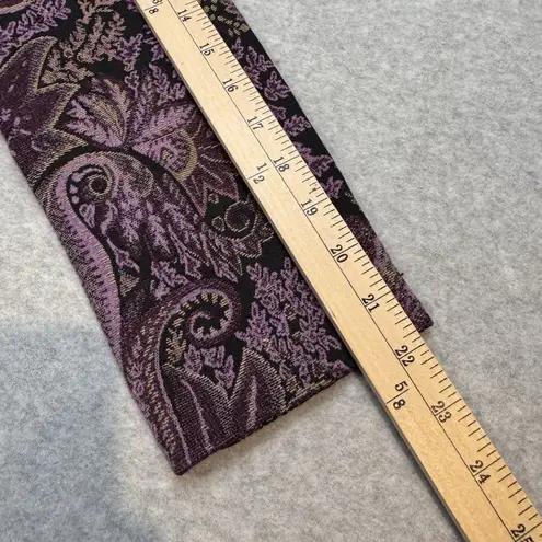 Coldwater Creek Vintage Y2K Jacket Womens 8P Purple Paisley Forest Fairy Lined